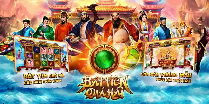 Slot Game Bát Tiên Quá Hải theo chủ đề Thần thoại Trung Quốc