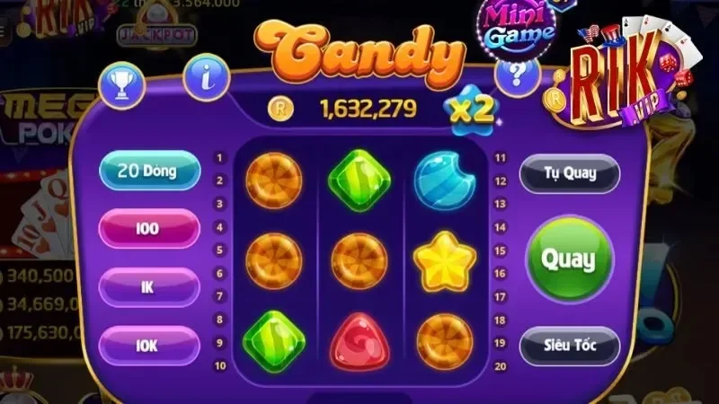 Jackpot Candy là tựa game giải trí nhẹ nhàng và vui nhộn